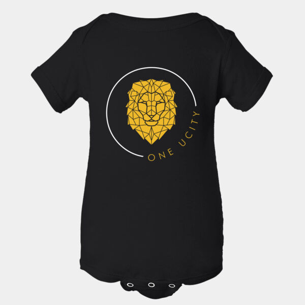 1UC Black infant bodysuit Thumbnail