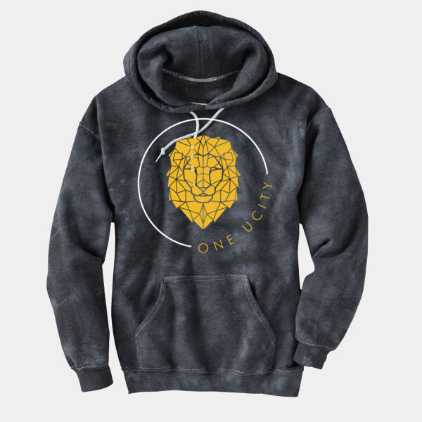 1UC tie-dyed hooded sweatshirt - adult Thumbnail